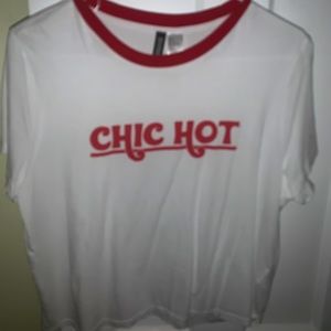 Chic Hot cropped t-shirt